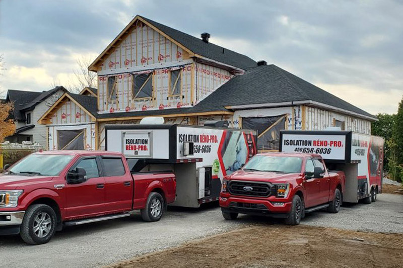 Entrepreneur en isolation à Bromont